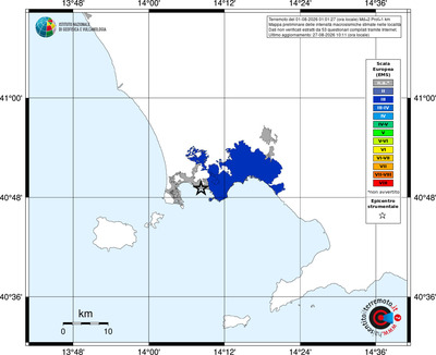 Mappa EMS - territori località