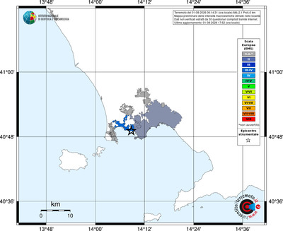 Mappa EMS - territori località