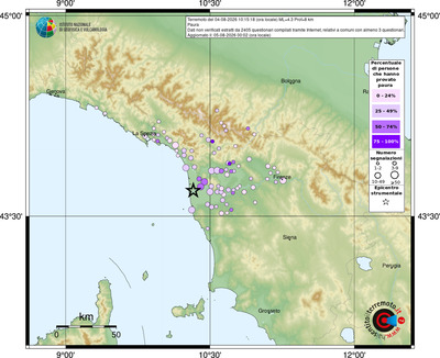 Mappa comuni con almeno 3 questionari