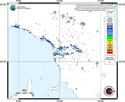 Mappa MCS - territori località