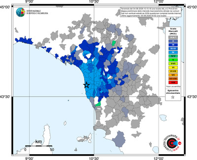 Mappa MCS - territori comuni
