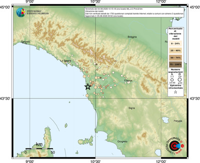 Mappa comuni con almeno 3 questionari