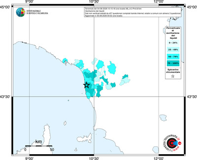 Mappa territorio comunale con almeno 3 questionari