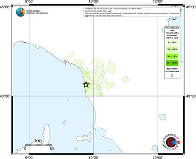 Mappa territorio comunale con almeno 3 questionari