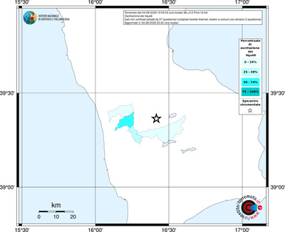 Mappa territorio comunale con almeno 3 questionari