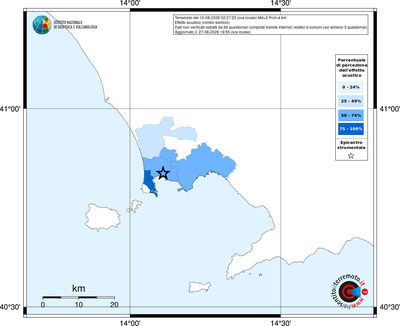 Mappa territorio comunale con almeno 3 questionari