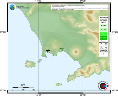 Mappa comuni con almeno 3 questionari