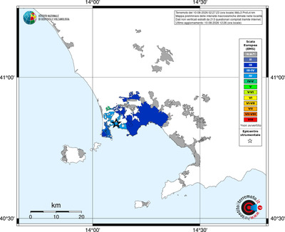 Mappa EMS - territori località