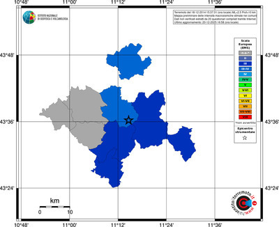 Mappa EMS - territori comuni