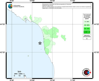 Mappa territorio comunale con almeno 3 questionari