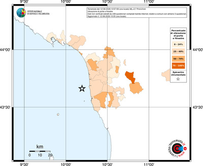 Mappa territorio comunale con almeno 3 questionari