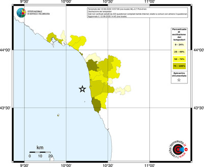 Mappa territorio comunale con almeno 3 questionari
