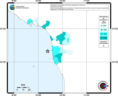 Mappa territorio comunale con almeno 3 questionari
