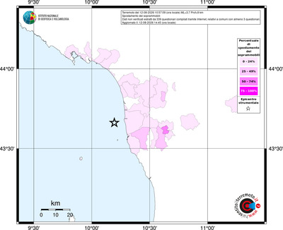 Mappa territorio comunale con almeno 3 questionari