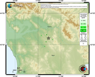 Mappa comuni con almeno 3 questionari