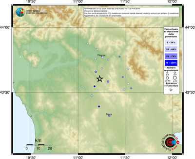 Mappa comuni con almeno 3 questionari