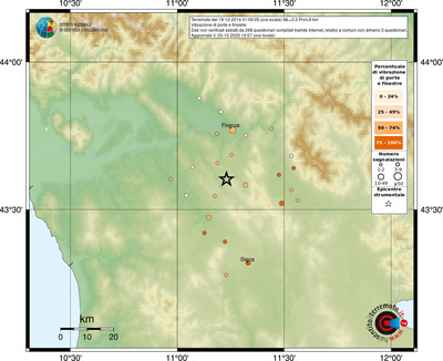 Mappa comuni con almeno 3 questionari