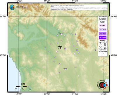 Mappa comuni con almeno 3 questionari