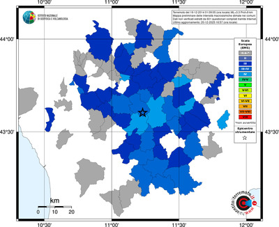 Mappa EMS - territori comuni