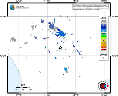 Mappa MCS - territori località