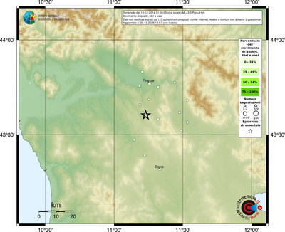 Mappa comuni con almeno 3 questionari
