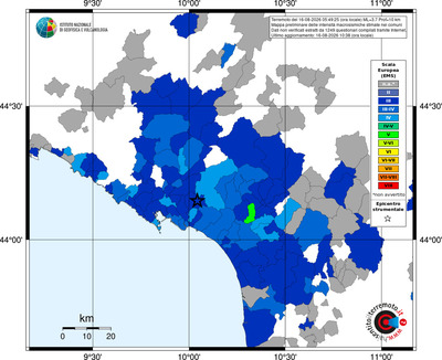 Mappa EMS - territori comuni
