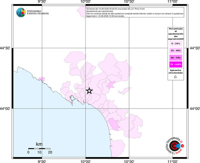 Mappa territorio comunale con almeno 3 questionari