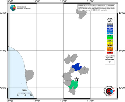 Mappa EMS - territori comuni