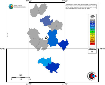 Mappa EMS - territori comuni