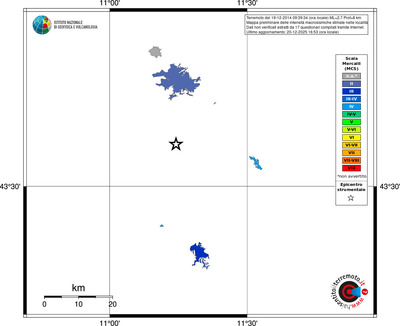 Mappa MCS - territori località