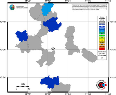 Mappa EMS - territori comuni