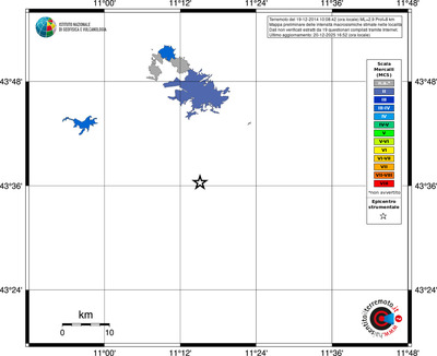 Mappa MCS - territori località
