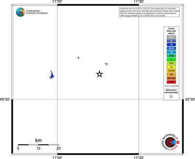 Mappa MCS - territori località