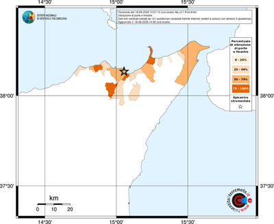 Mappa territorio comunale con almeno 3 questionari