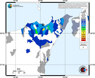 Mappa MCS - territori comuni