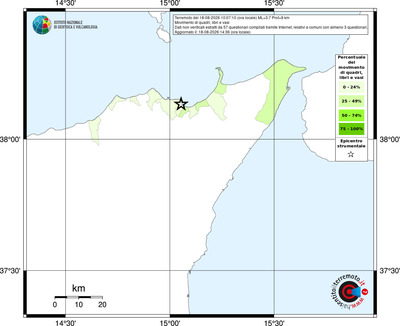 Mappa territorio comunale con almeno 3 questionari