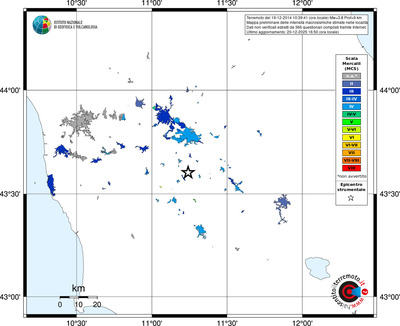 Mappa MCS - territori località