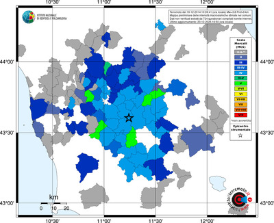 Mappa MCS - territori comuni