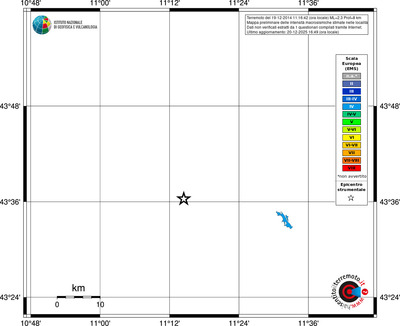 Mappa EMS - territori località