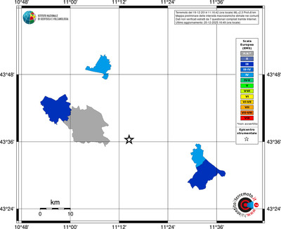 Mappa EMS - territori comuni