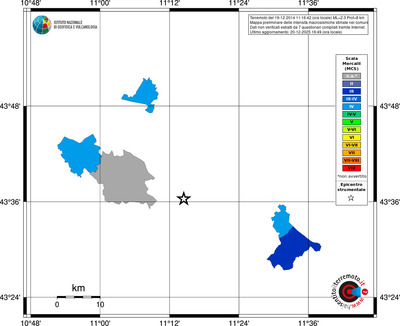 Mappa MCS - territori comuni