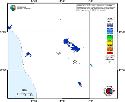 Mappa MCS - territori località