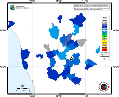 Mappa MCS - territori comuni