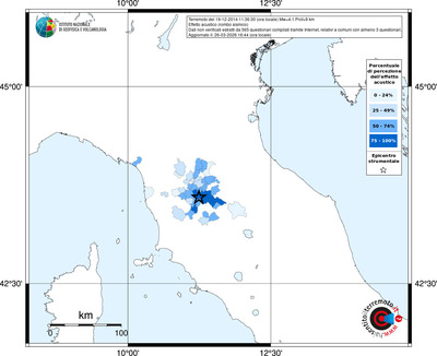 Mappa territorio comunale con almeno 3 questionari