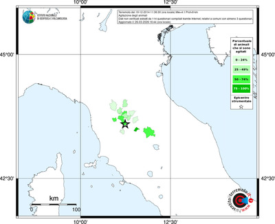 Mappa territorio comunale con almeno 3 questionari