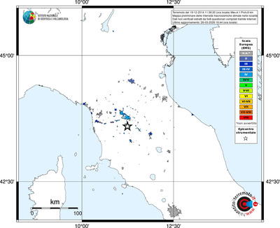 Mappa EMS - territori località