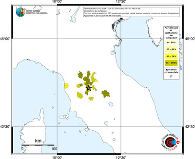 Mappa territorio comunale con almeno 3 questionari