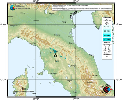 Mappa comuni con almeno 3 questionari