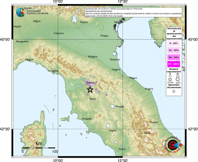 Mappa comuni con almeno 3 questionari