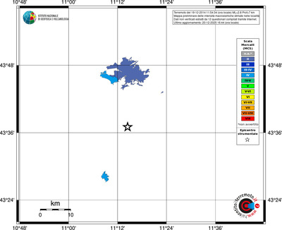 Mappa MCS - territori località